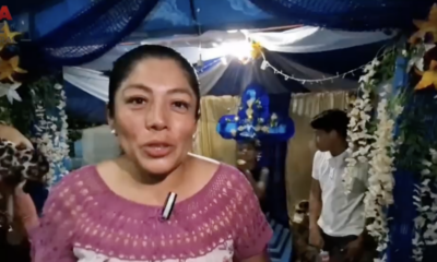 Jessica Ramírez participa en festejo de la SANTA CRUZ en OLUTA